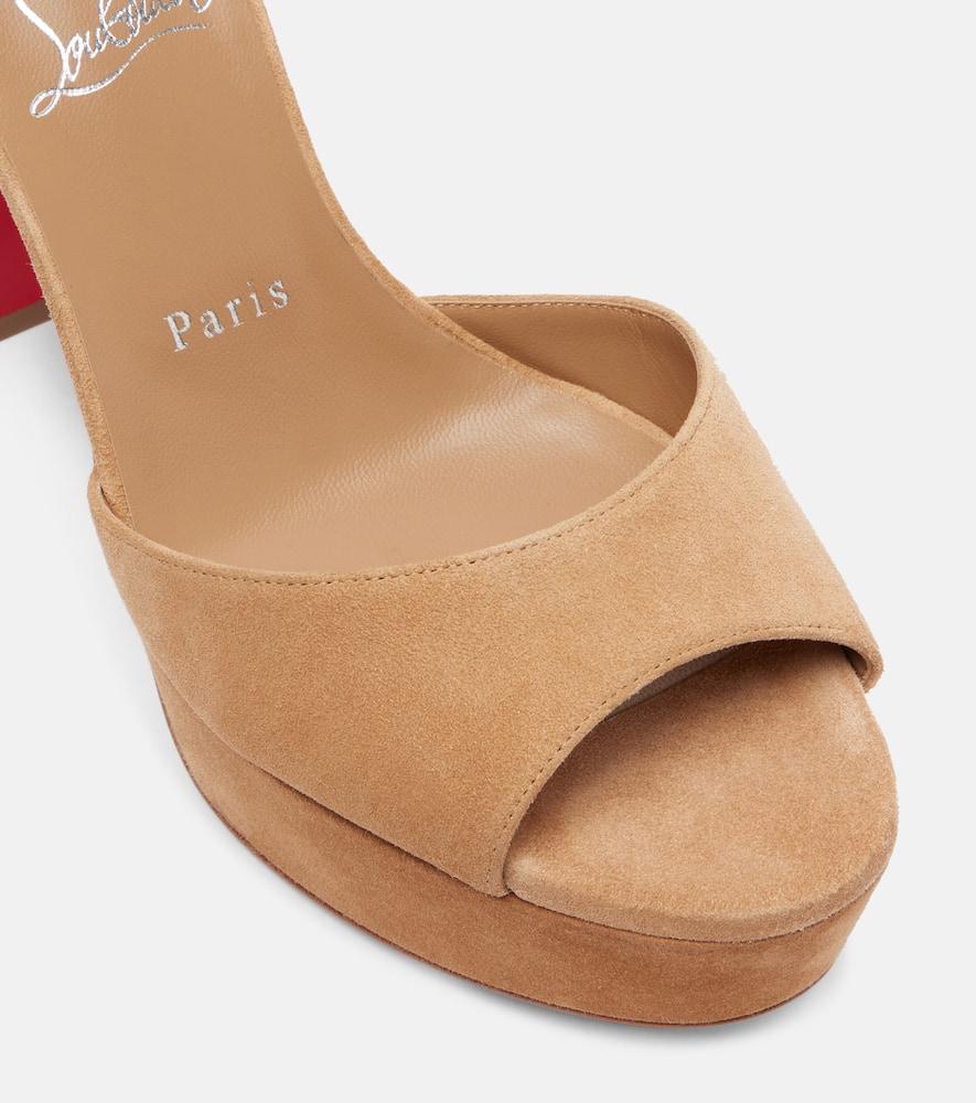 Sandaloo 130 suede platform sandals