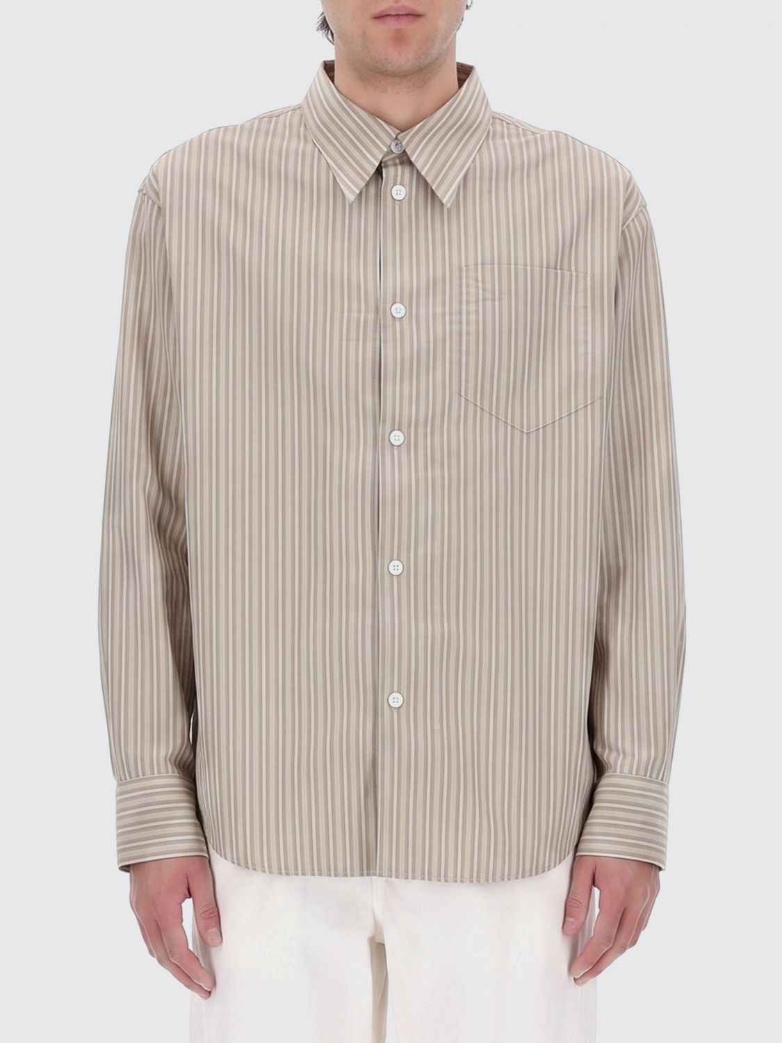 Shirt Men color Beige