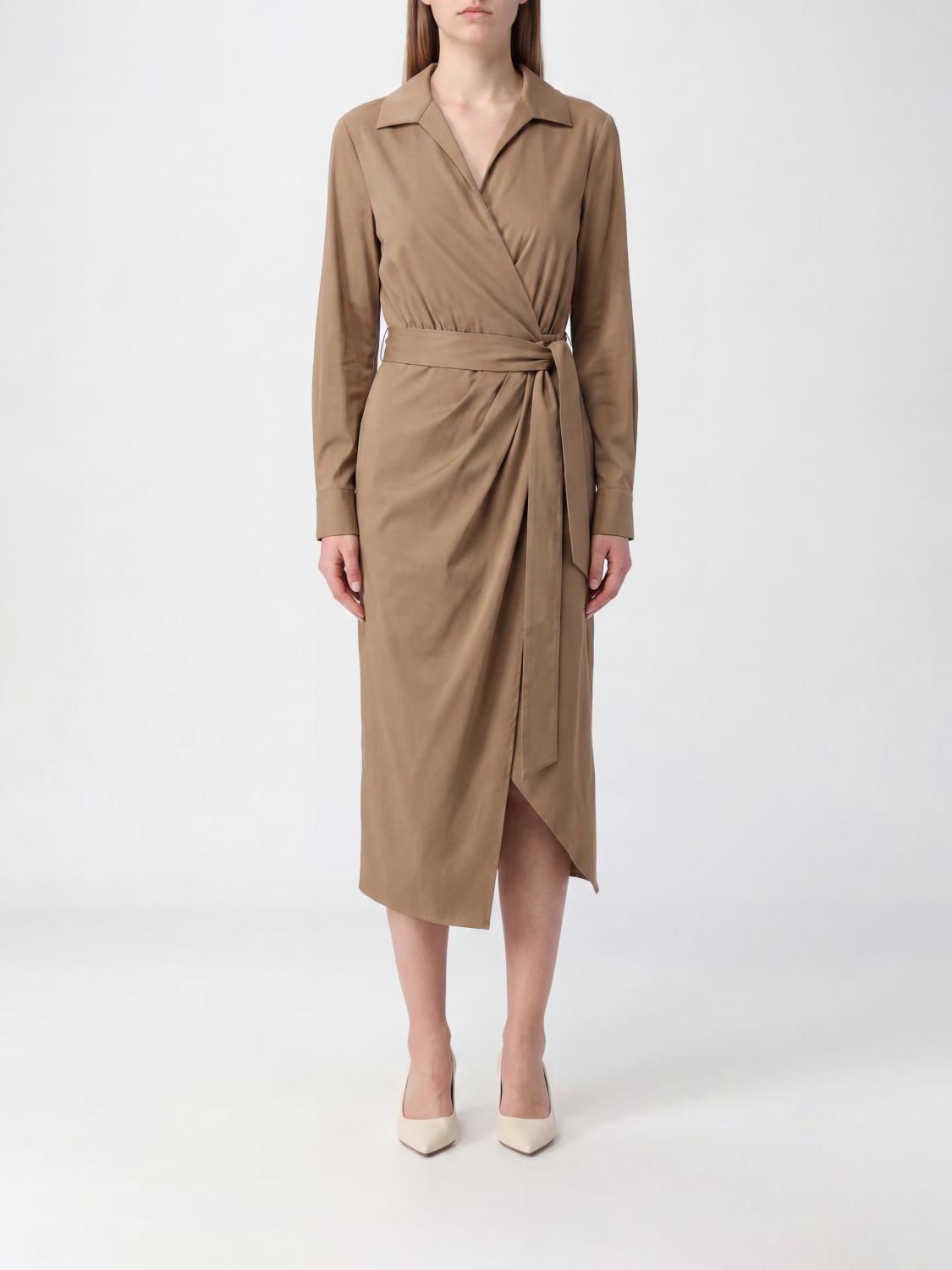 Dress Woman color Sand