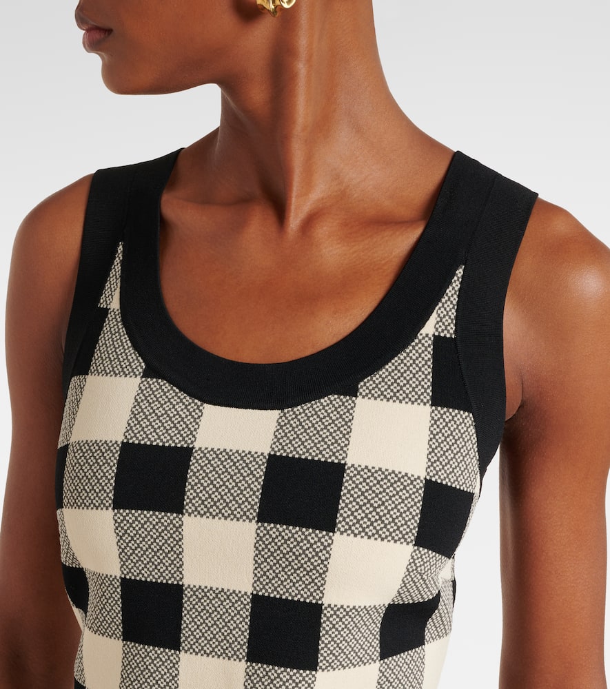 Pippa checked tank top