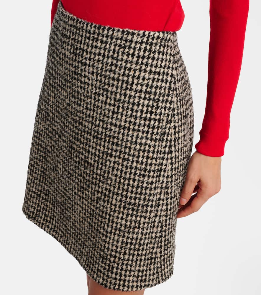 Houndstooth miniskirt