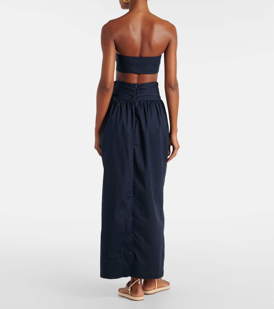 Cotton maxi skirt