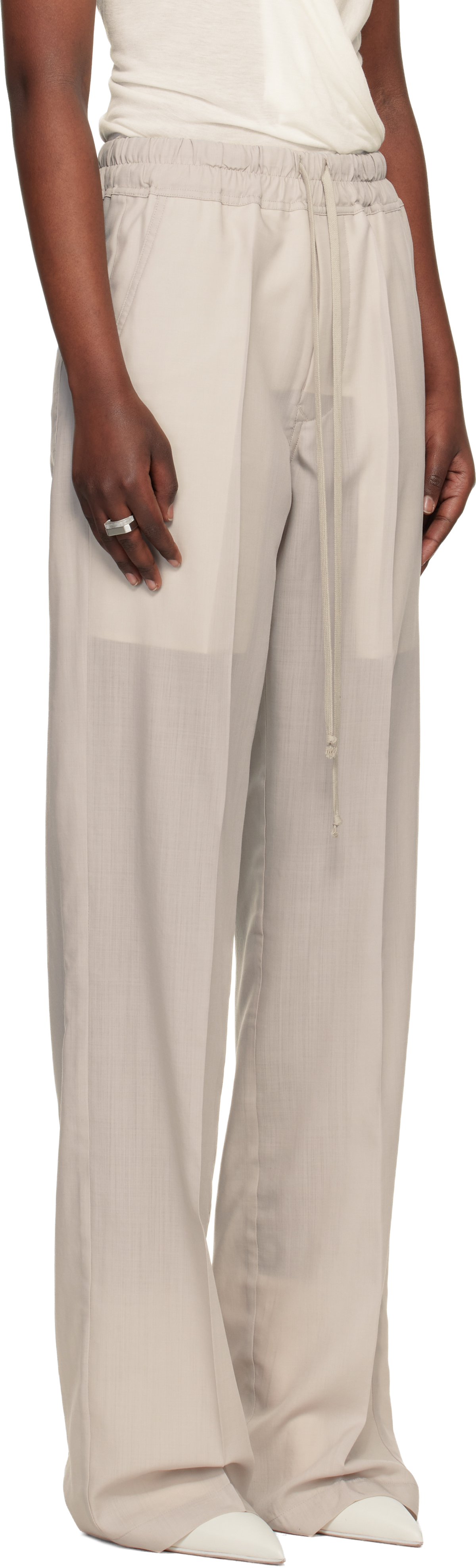 Off-White Temple Dietrich Drawstring Lounge Pants