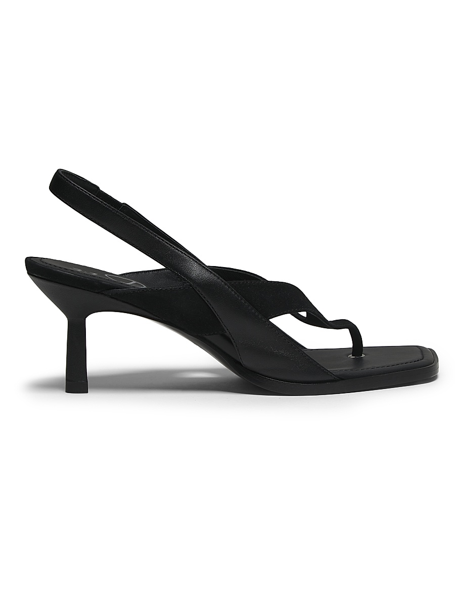 Women's ID 65MM Double-Strap Slingback Sandals - Black