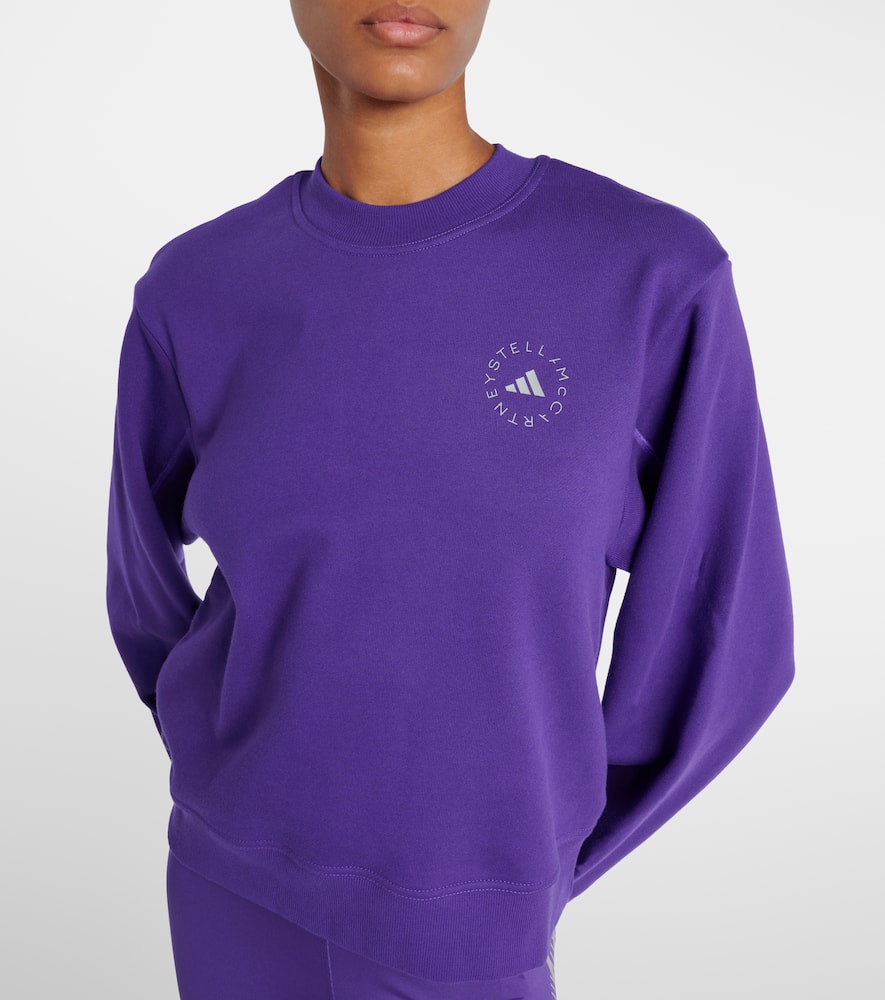 Cotton fleece sweatshirt