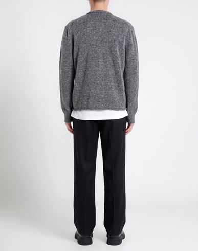 Man Cardigan Grey Size 40 Virgin Wool, Polyamide