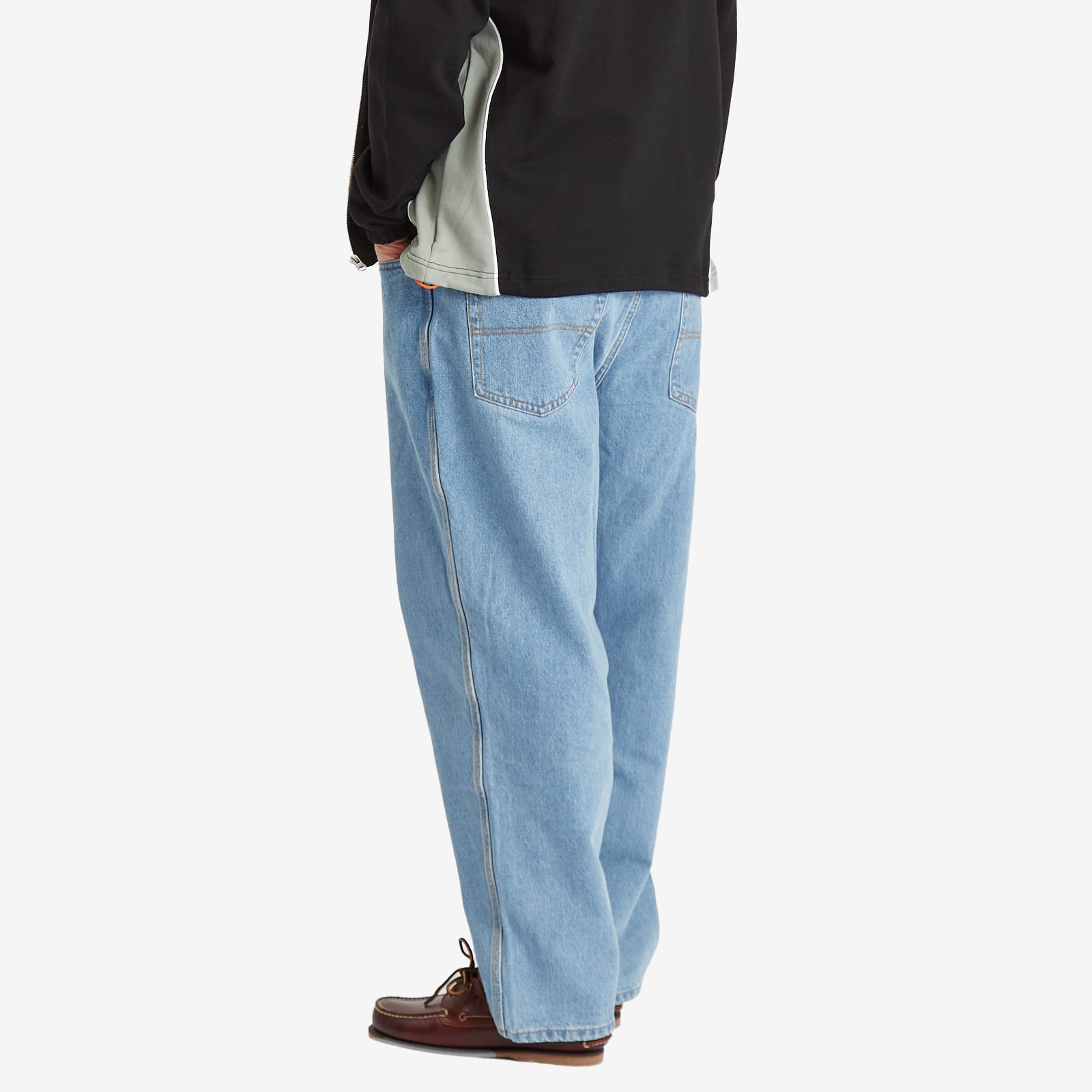 Butter Goods Men's Baggy Denim Jeans in Washed Indigo