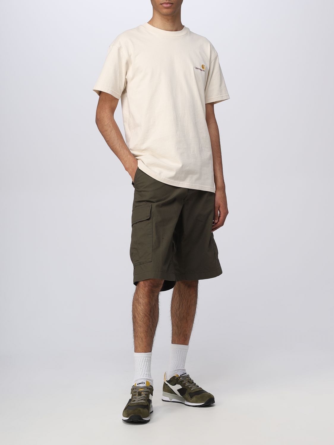 Short Men color Green