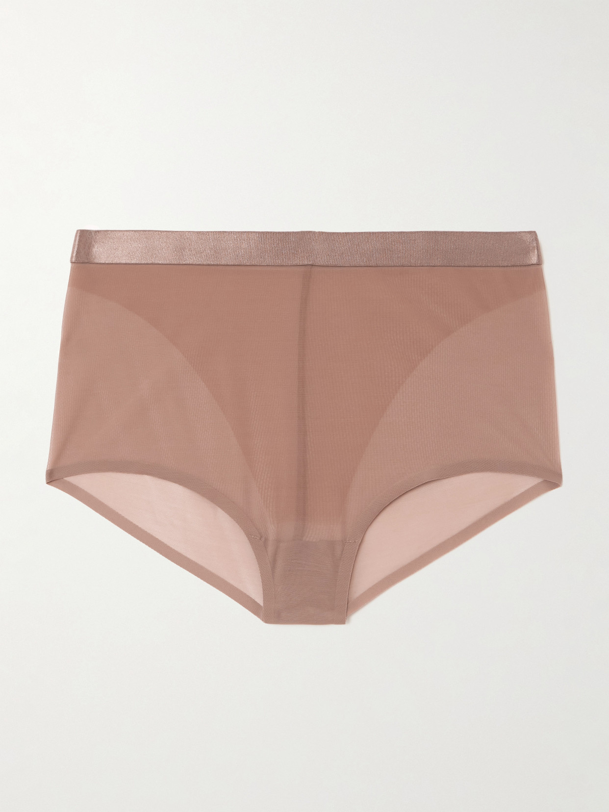 Supersmooth Sheersense Stretch Briefs - Brown