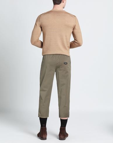 Man Pants Military green Size S Cotton, Polyamide, Elastane