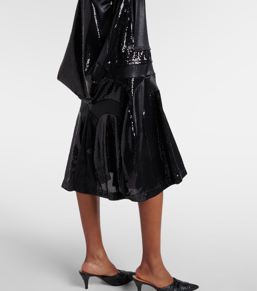 Sequined midi dress