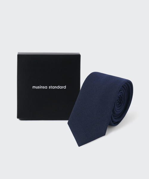 Wool Like Narrow Solid Tie
