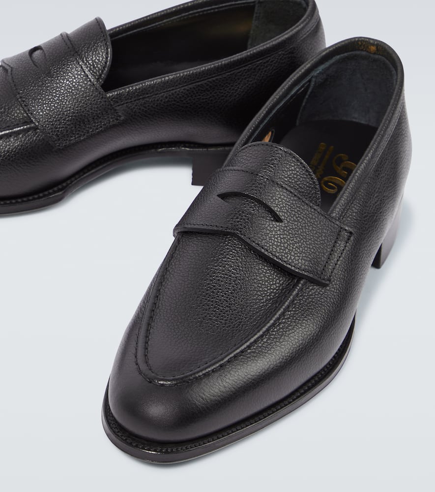 George Cleverley Bradley II leather penny loafers