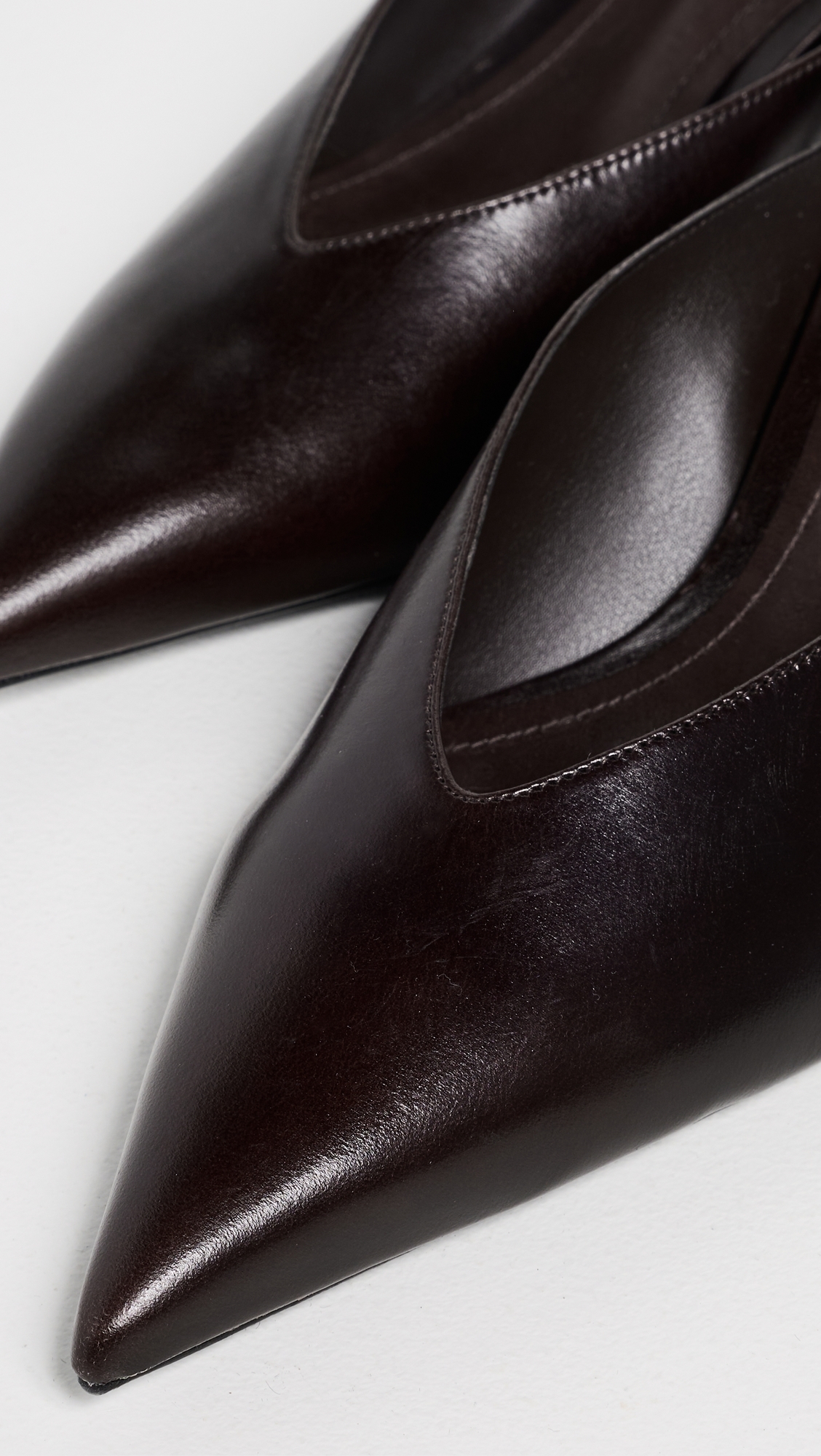 Loren Mid Mules Dark Brown