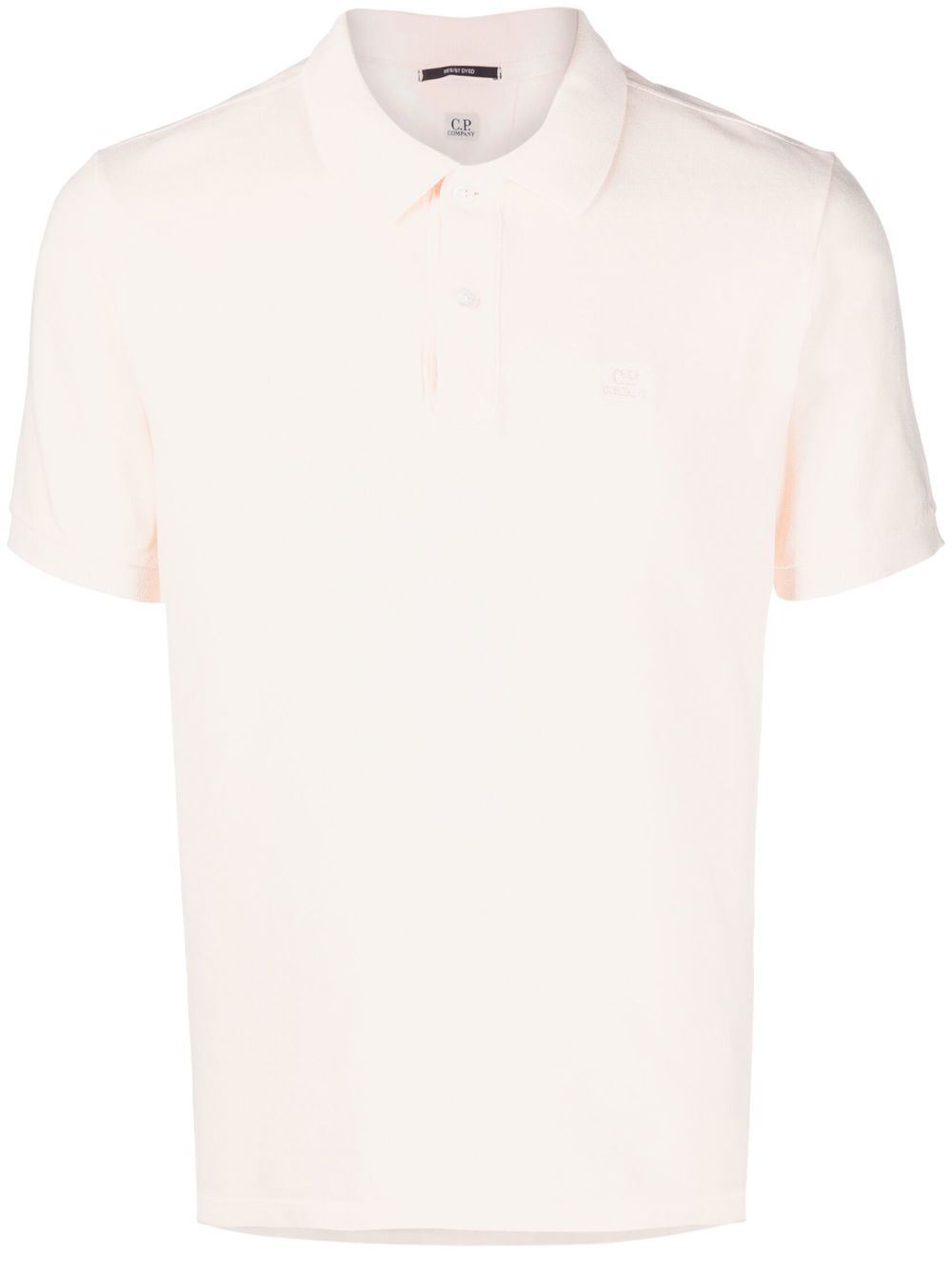 Embroidered logo cotton polo shirt - Neutrals