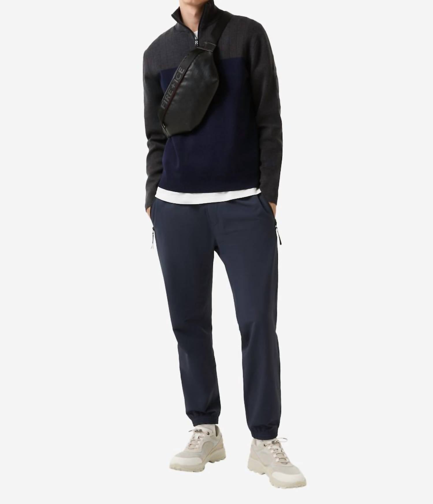 Andrian 2 Sweater In Grey/ Blue