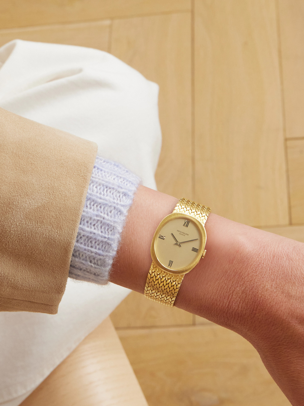 + Patek Philippe Vintage 1970s Ellipse Hand-wound 18-karat Gold Watch, Ref. 3584/1 (7.5'' Wrist) - One size