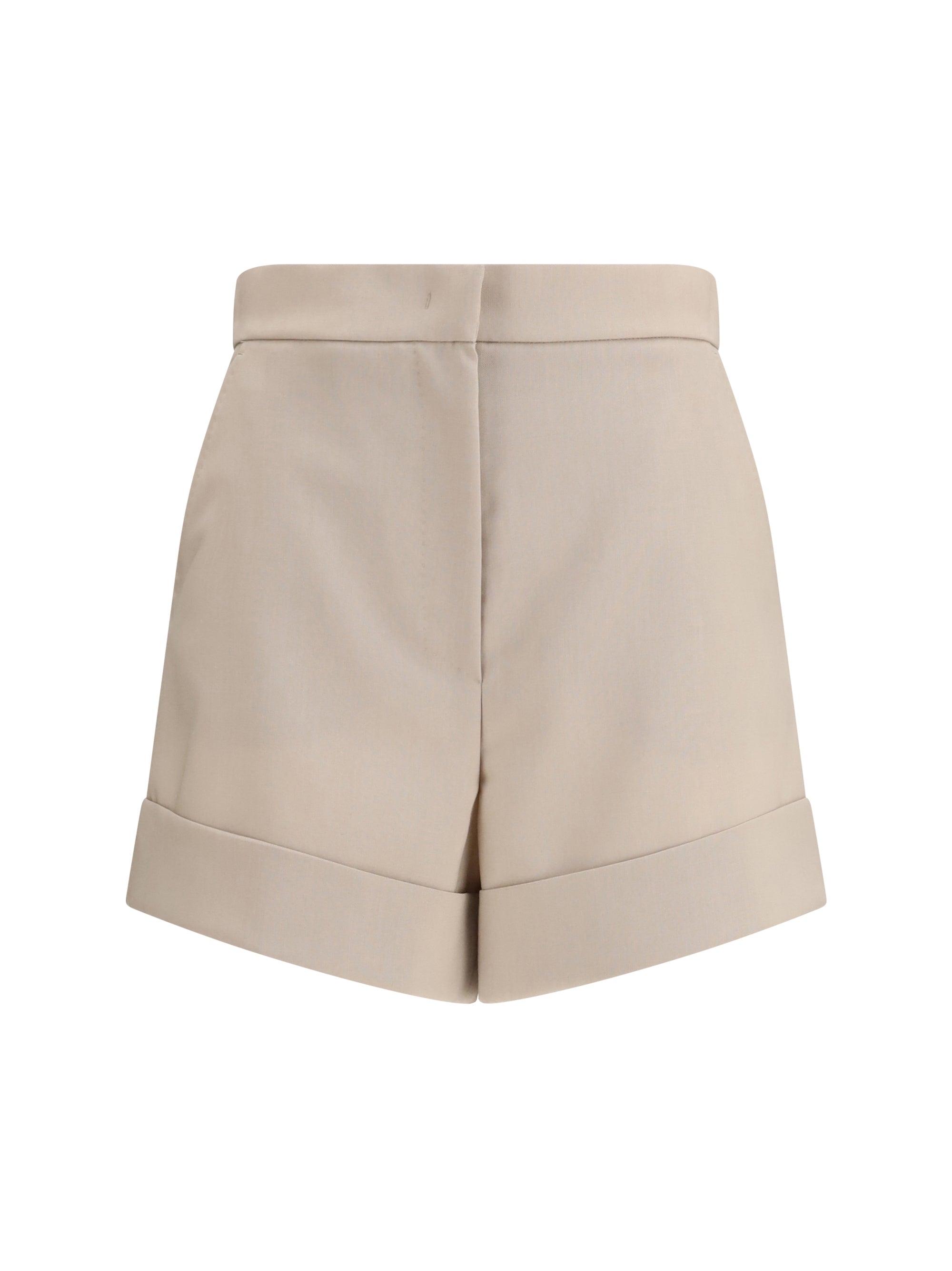 Mohair and Silk Canvas Bermudas — Green