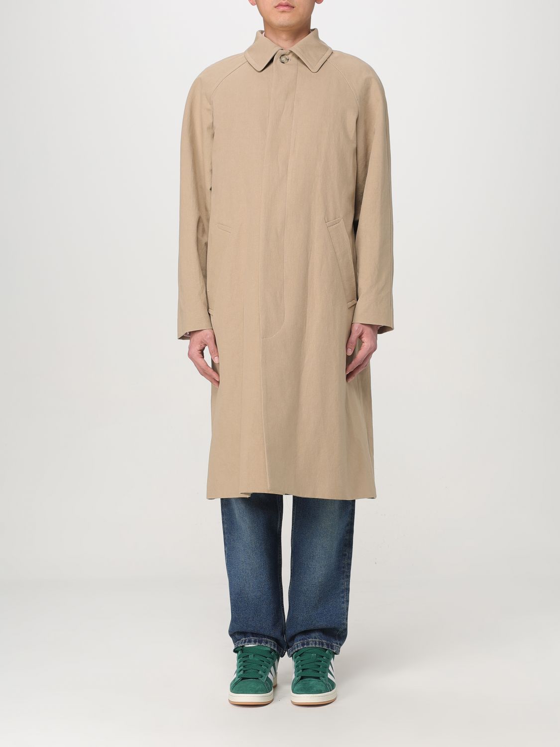 Coat A. P.C. Men color Beige