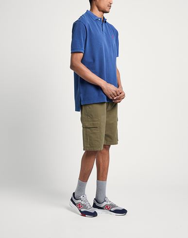 Man Polo shirt Blue Size S Cotton