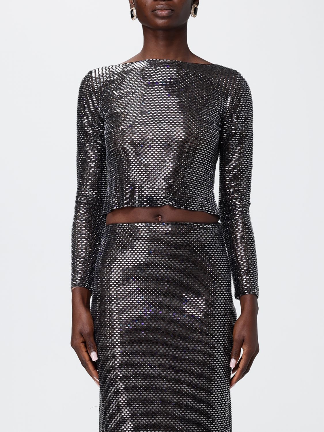Top Woman color Black