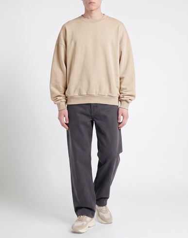 Man Sweatshirt Beige Size XXL Organic cotton