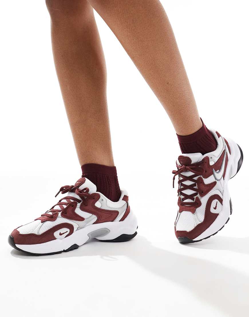 AL8 sneakers in white and red