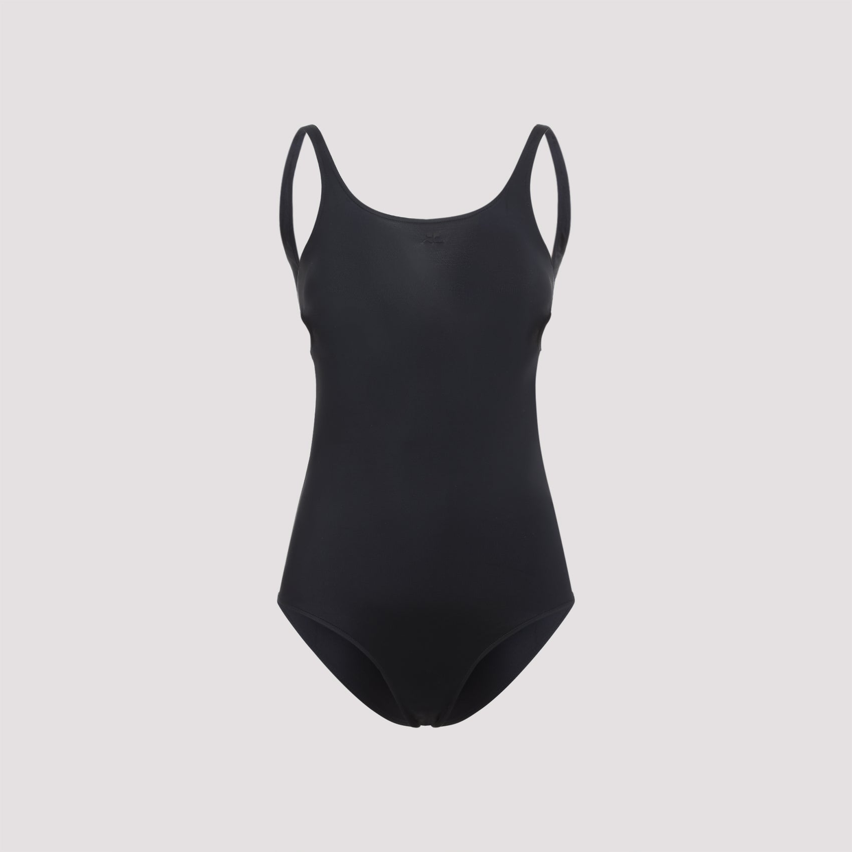 Courrèges Logo-embroidered Cut-out Swimsuit
