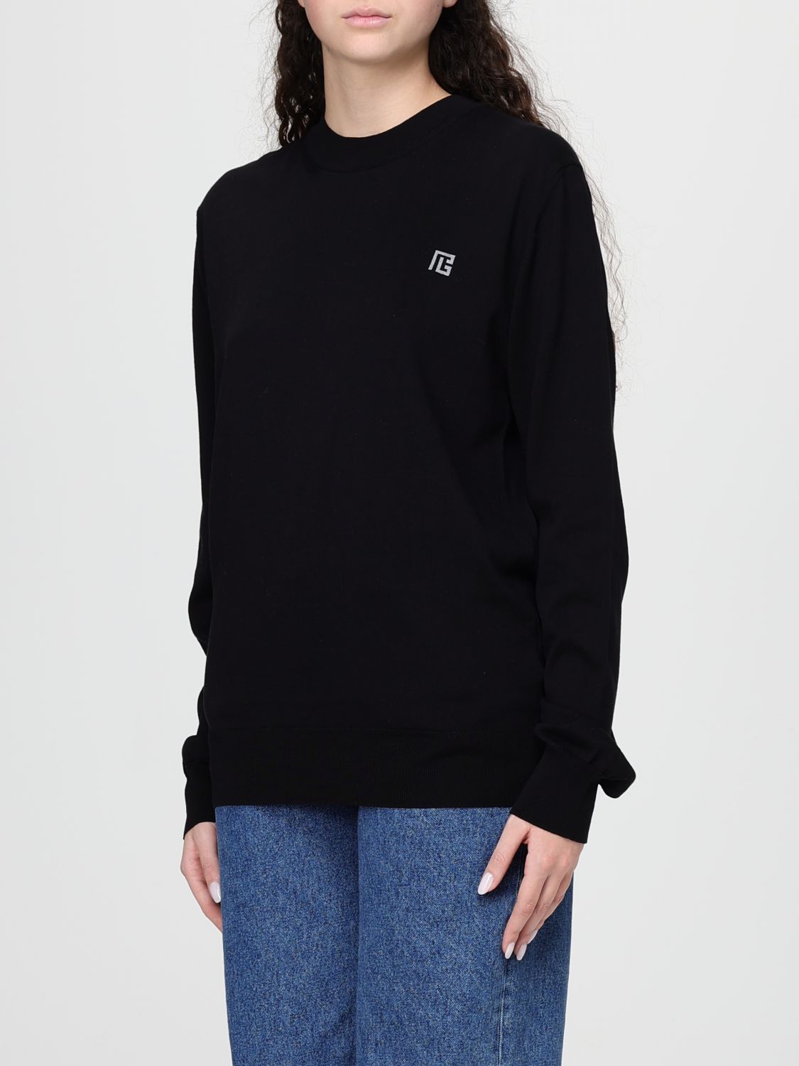 Sweatshirt Woman color Black