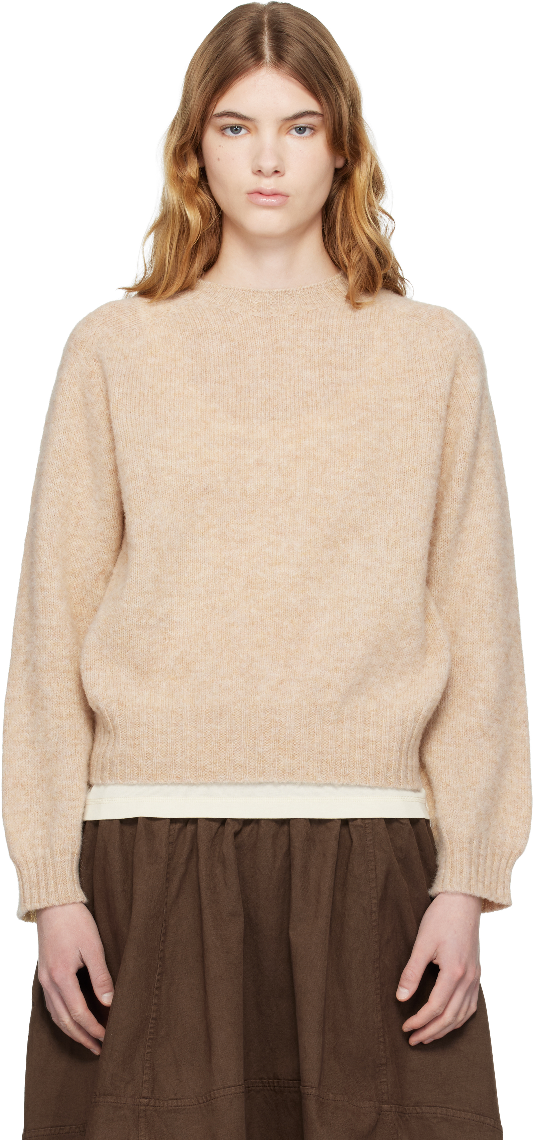 Beige Jets Sweater