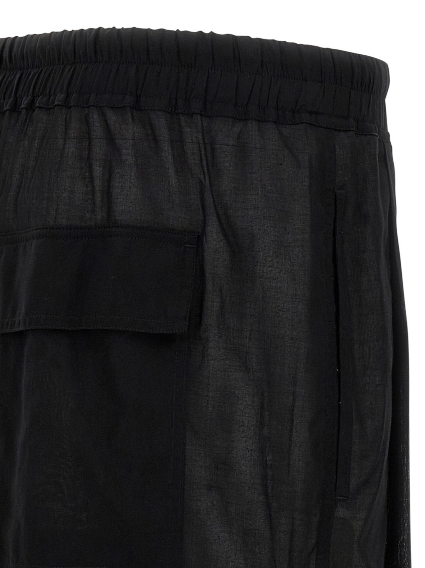 Rick Owens - kilt inspired bermuda shorts sheer pocket