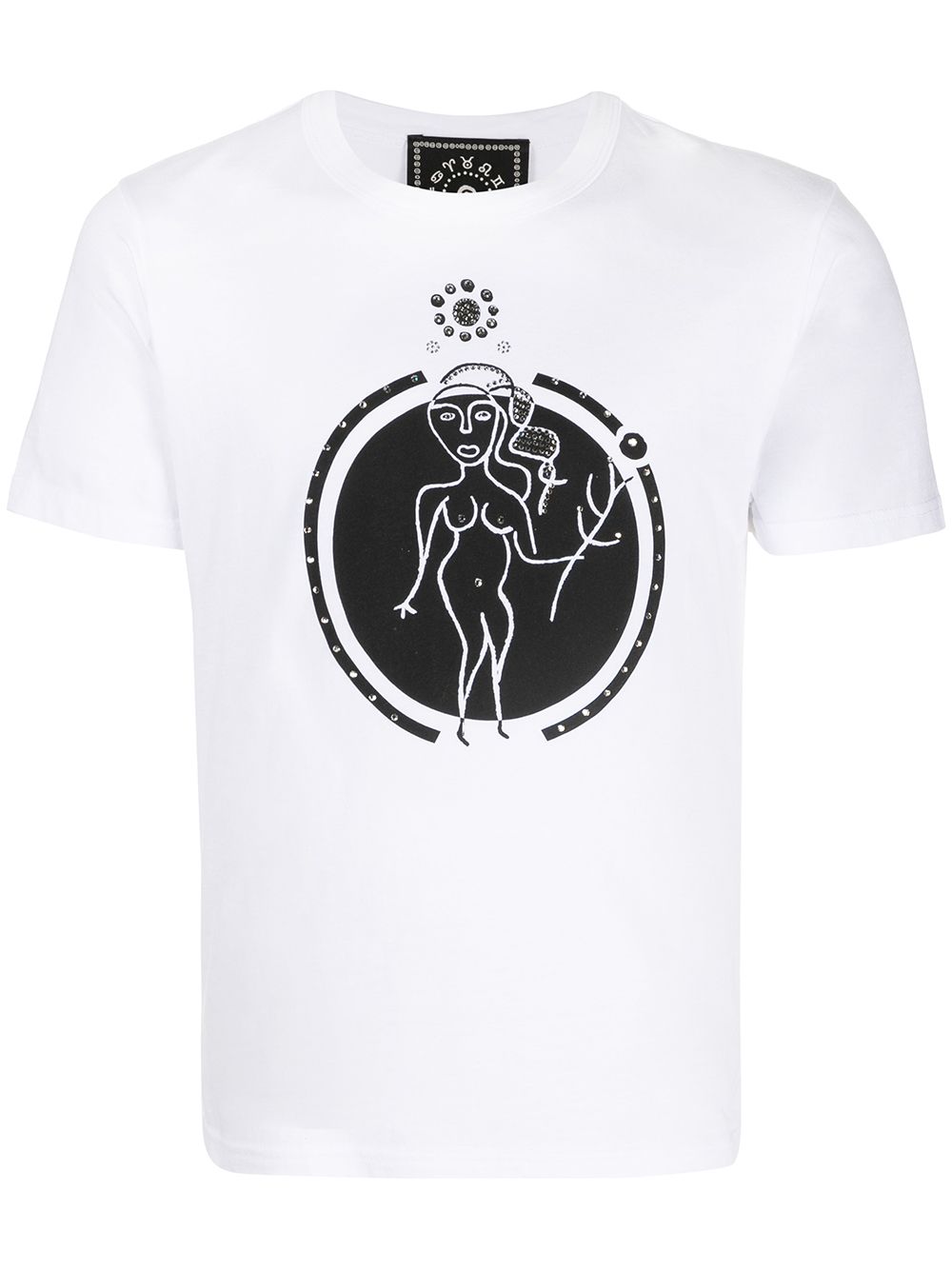 Virgo print T-shirt - White