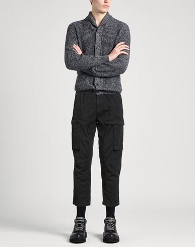 Man Pants Black Size 30 Cotton, Elastane
