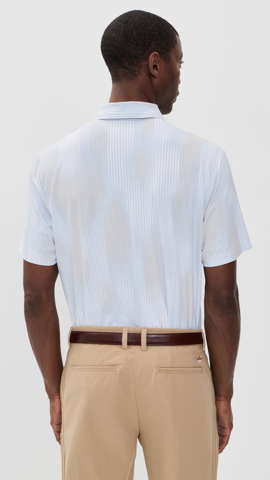 Ultimate365 Tour Cool Feel Print Polo Shirt Crystal Sky