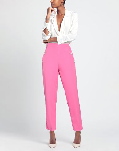 Lanacaprina Woman Pants Fuchsia Size 6 Polyester, Elastane