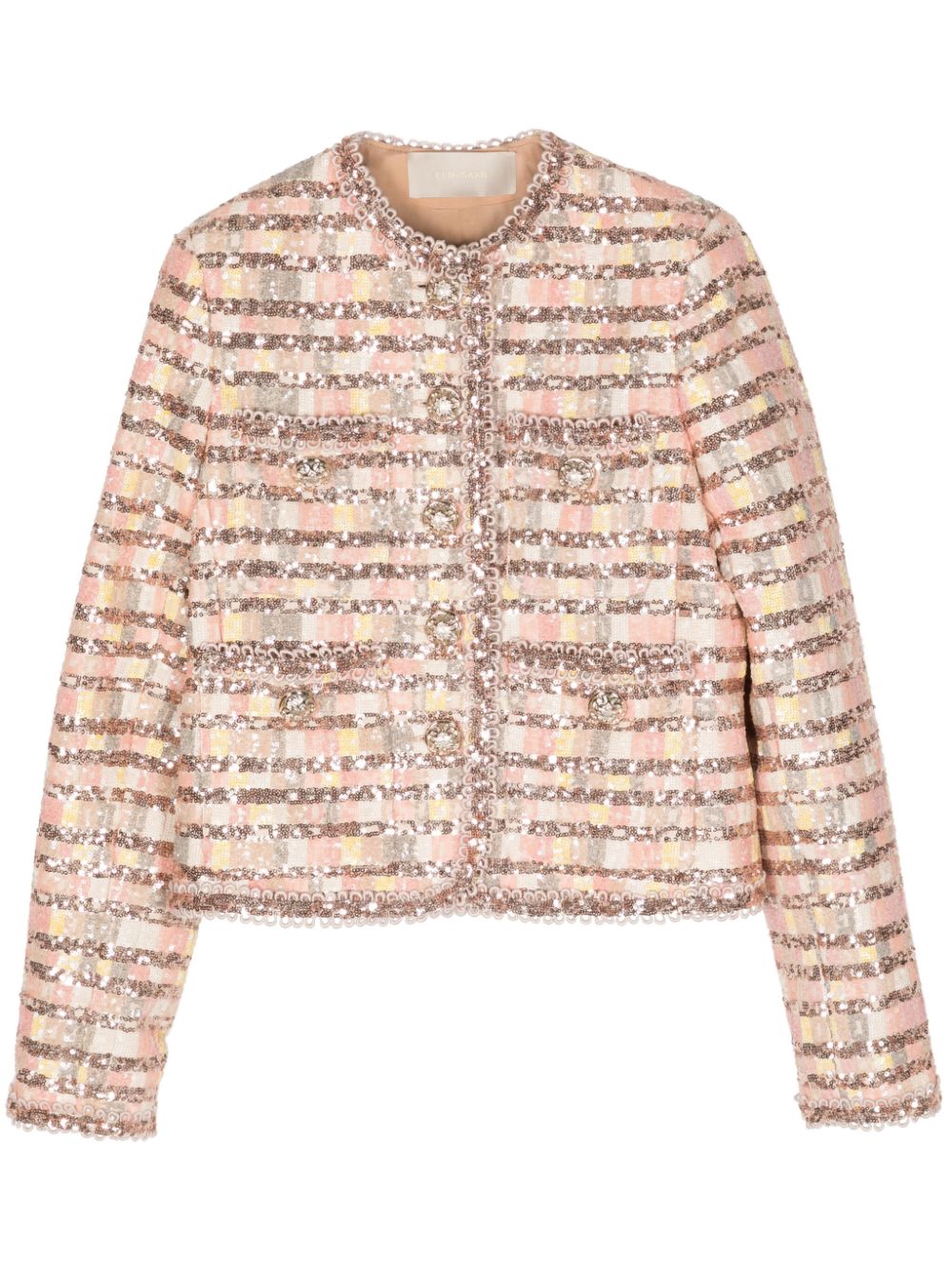 Camaleonte sequinned Jacket - Pink