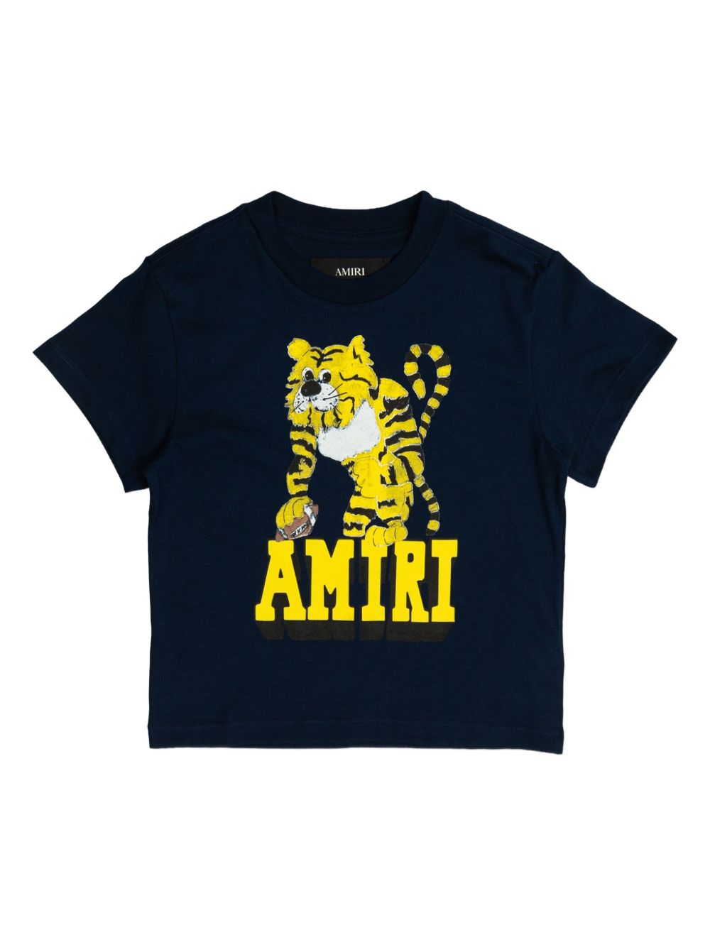 Tiger-print T-shirt - Blue