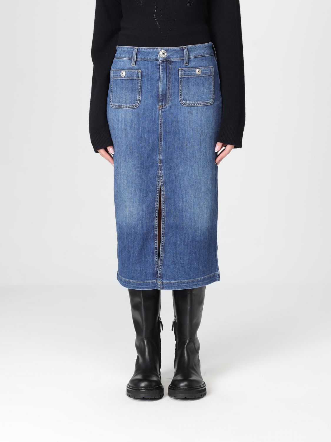 Skirt Woman color Blue