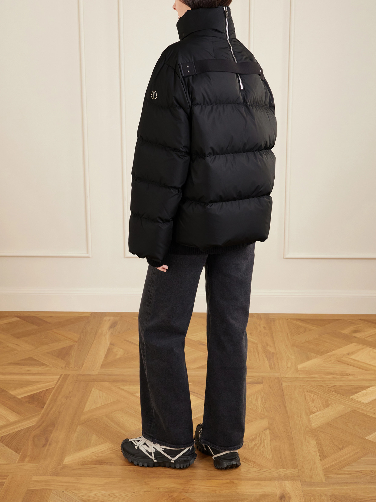 + Moncler Cyclopic Quilted Shell Down Jacket - Black