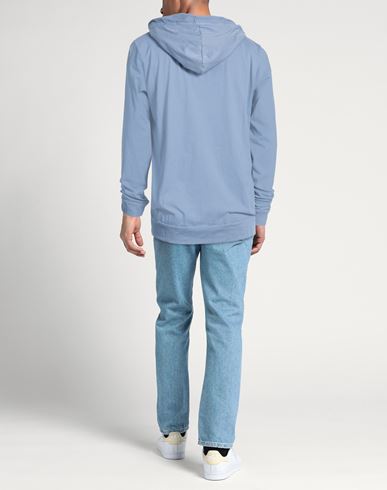 Man Sweatshirt Slate blue Size XL Cotton