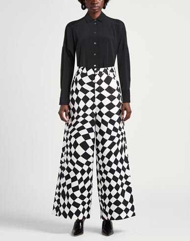 Woman Shirt Black Size S Acetate, Silk, Elastane