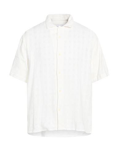 Man Shirt White Size L Cotton