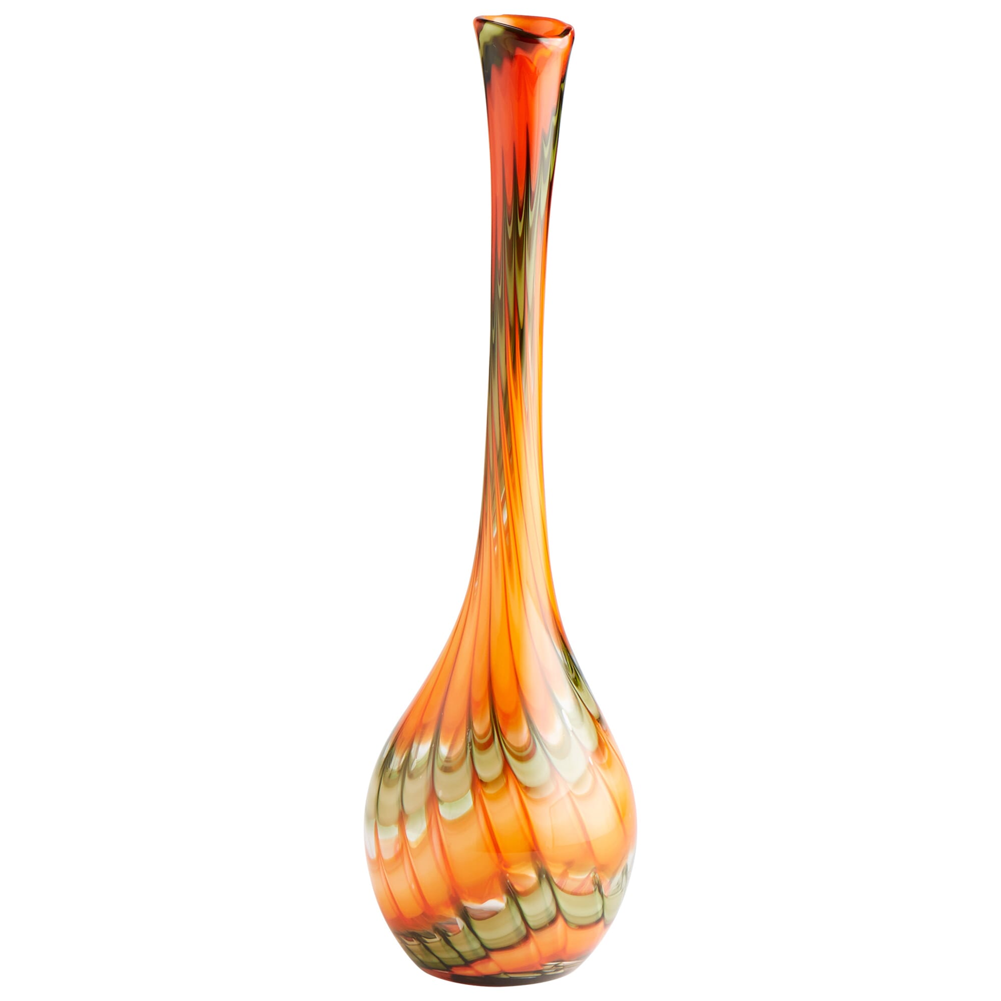 Medium Atu Vase in Orange