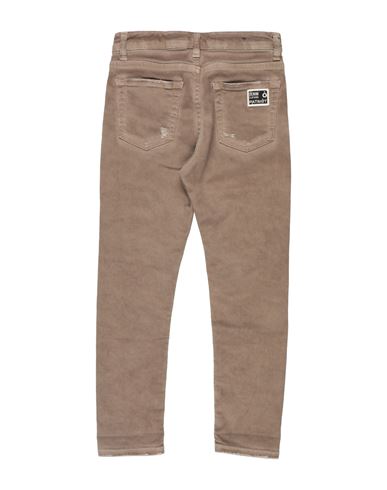 Patriòt Kid Girl Jeans Khaki Size 10 Cotton, Elastane