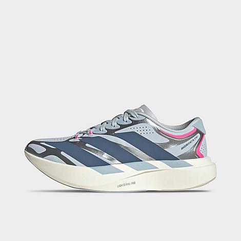Women's Adizero EVO SL Exo Running Shoes in Halo Blue/Preloved Ink/Silver Metallic