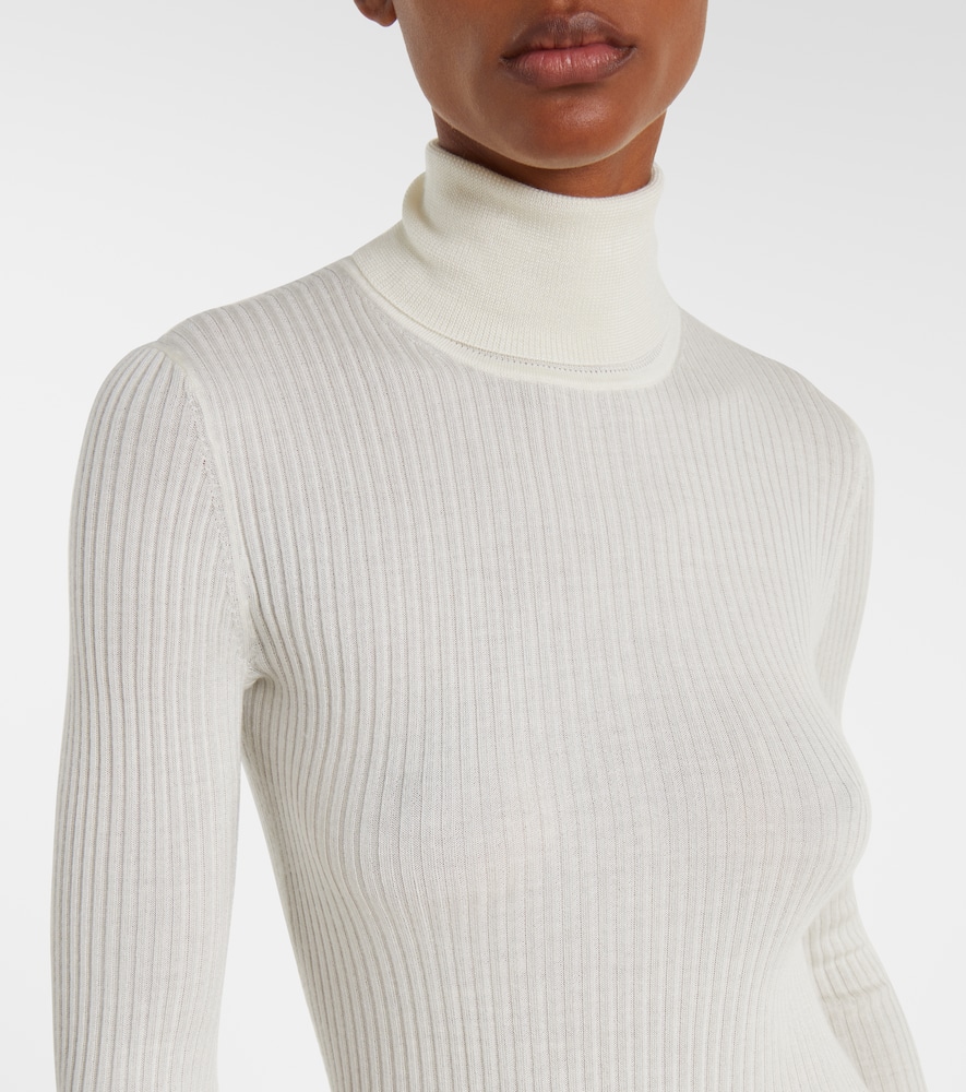 Cashmere and silk turtleneck sweater