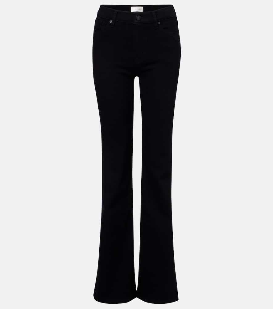 Icon mid-rise flared jeans