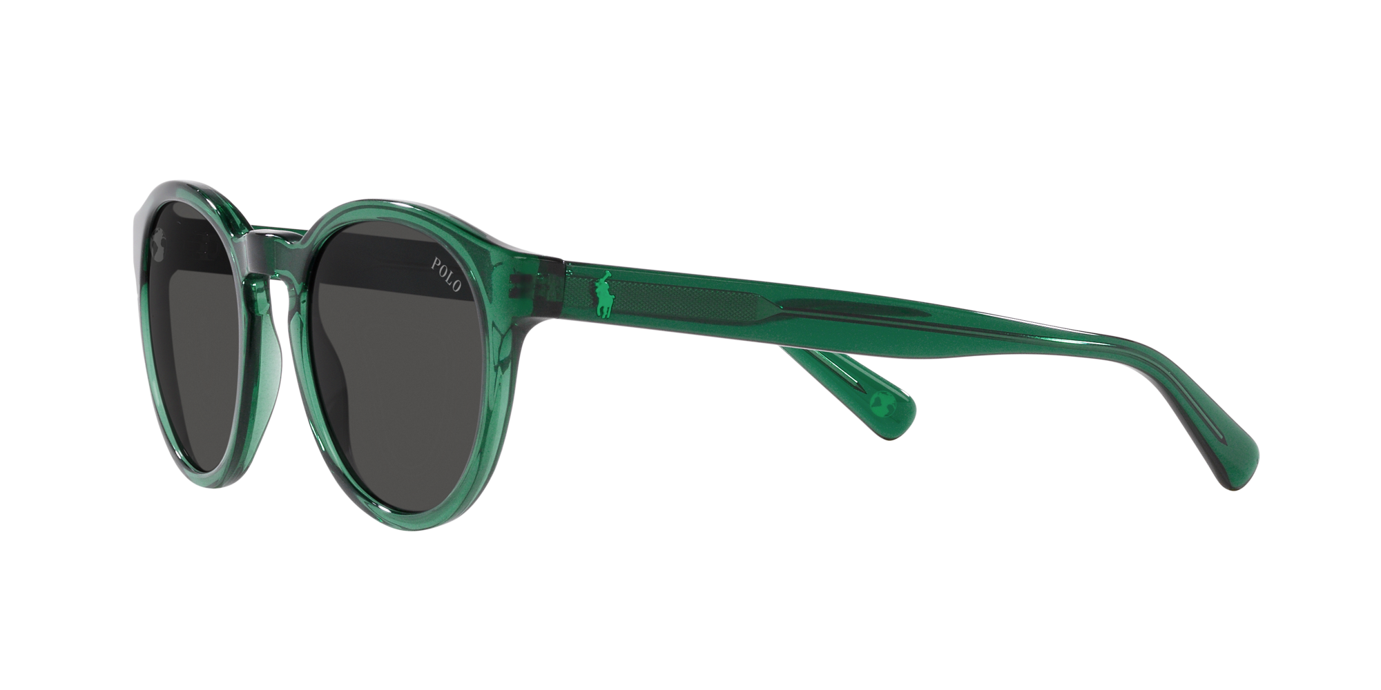 Polo Ralph Lauren Man Polo Ralph Lauren PH4192 608487 Sunglasses Acetate Green Grey Round Norma