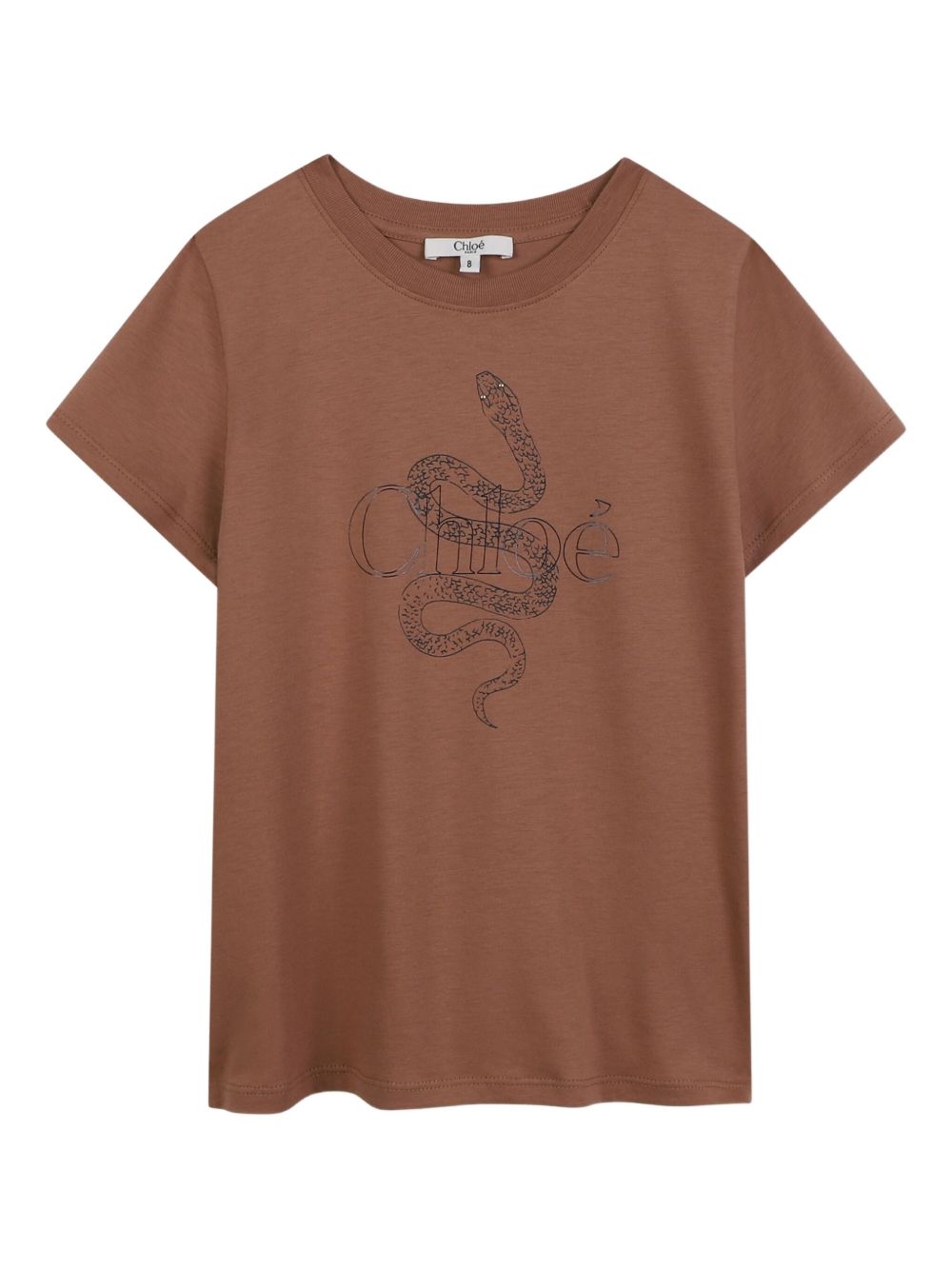 Graphic-print T-shirt - Brown