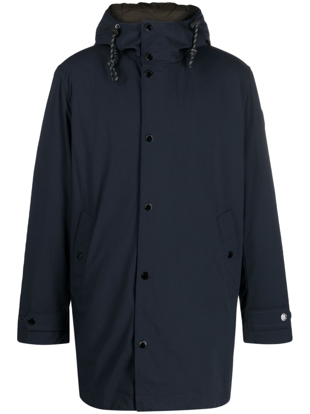 Padded reversible coat - Black